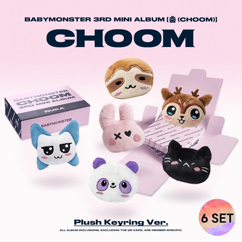 [6종SET] BABYMONSTER BABY MONSTER ミニ3集 춤 CHOOM キーリング