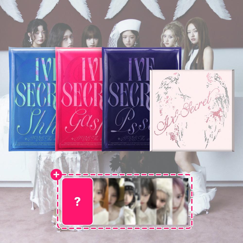 [3종 세트] 아이브 앨범 아이브 시크릿 4집 IVE SECRET 일반반 포토북+특전