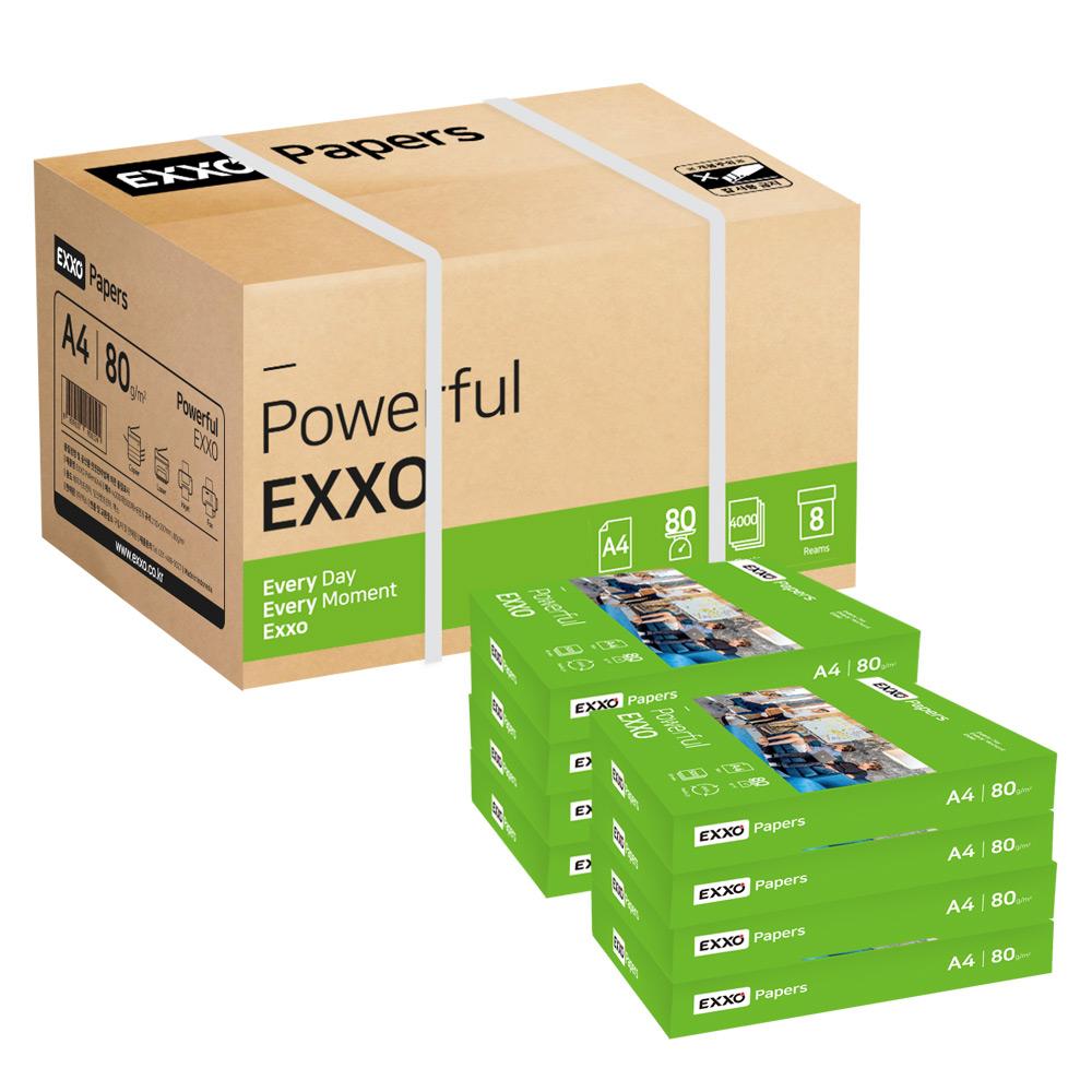 엑소 A4 복사용지 80g 4000매 1BOX
