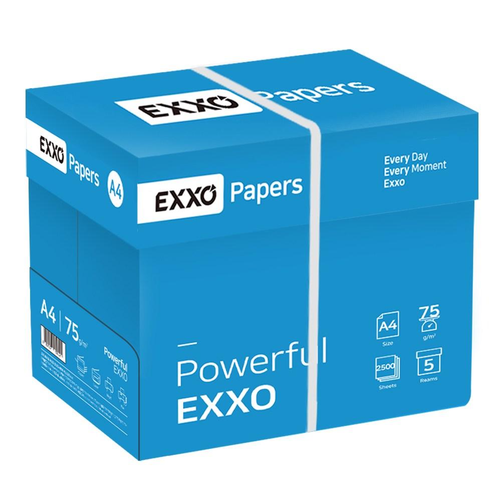EXXO A4 복사용지 75g 2500매 1BOX