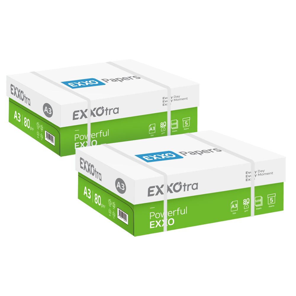 EXXOtra A3 복사용지 80g 1250매 2BOX