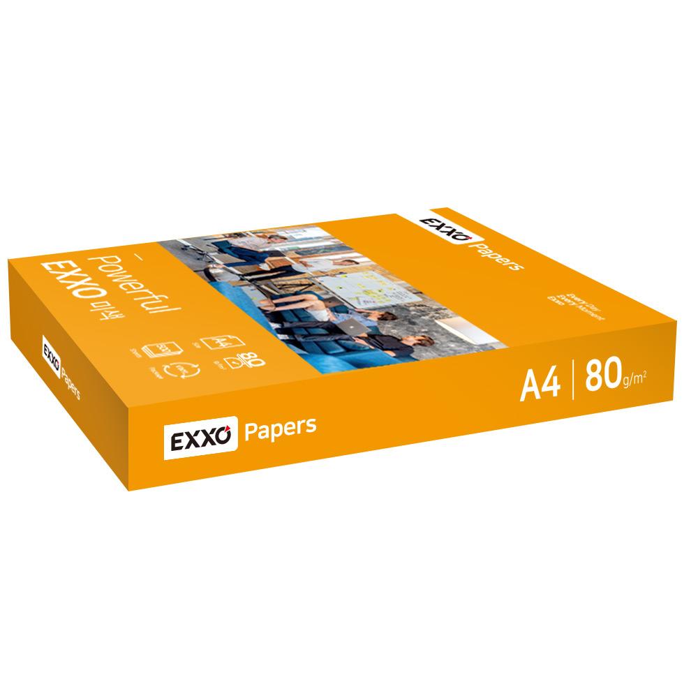 EXXO베이지 A4 미색 복사용지 80g 500매