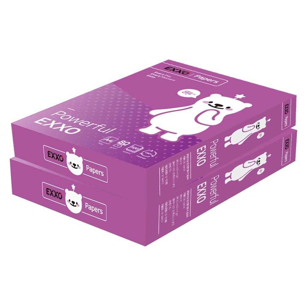 엑소 큐트베어 복사용지 80g A4 1000개
