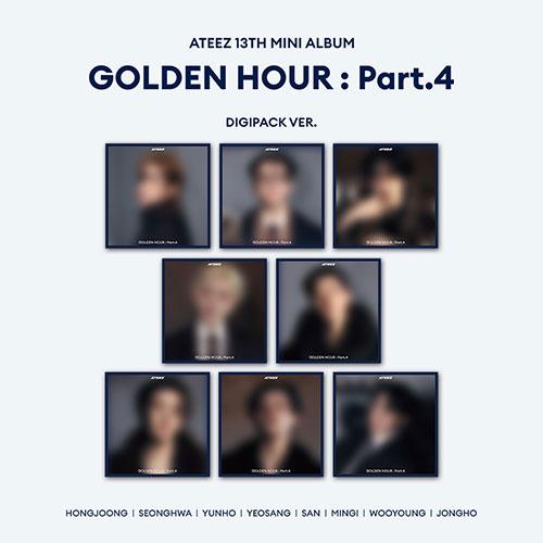ATEEZ (에이티즈) 미니13집 앨범 아드레날린 골든아워4 GOLDEN HOUR Part.4 디지팩 (중복X)