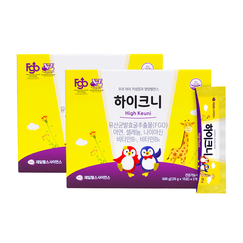 하이크니 FGO 키성장 키가쑥쑥 영양제 유산균발효굴 추출물 60포, 1개