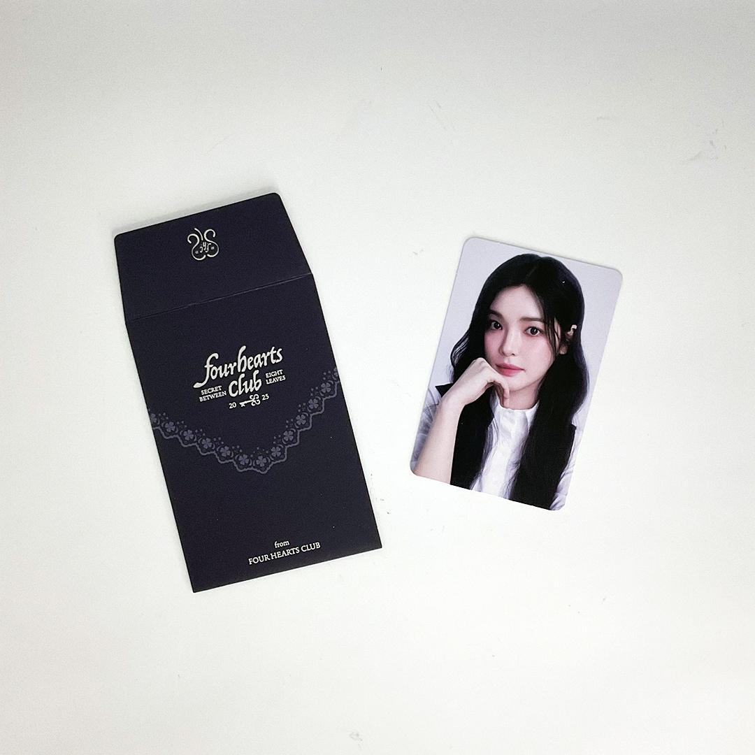 하츠투하츠 유하 포하츠 클럽 포토카드 5 Hearts2Hearts YUHA Four Hearts Club PHOTOCARD 5