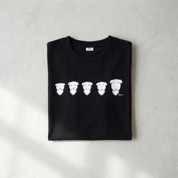 SPAO ガナディ Tシャツ BLACK SPRLG25U09