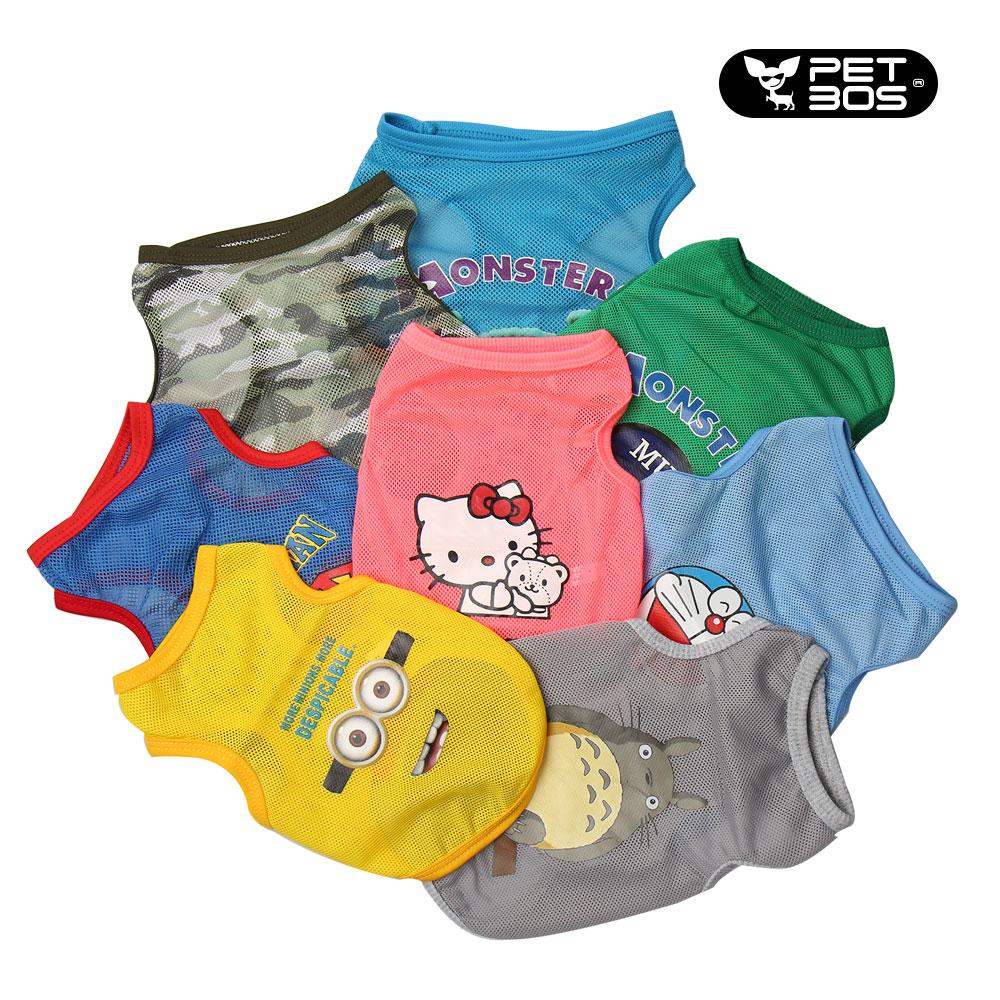 ペットボス 犬 夏服 メッシュ クール ノースリーブ
