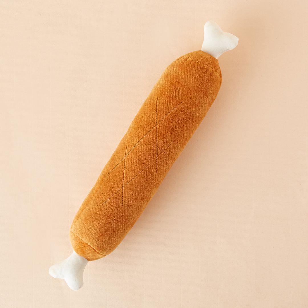 ペットモーニング バーベキュー ロングクッション キャットニップ おもちゃ