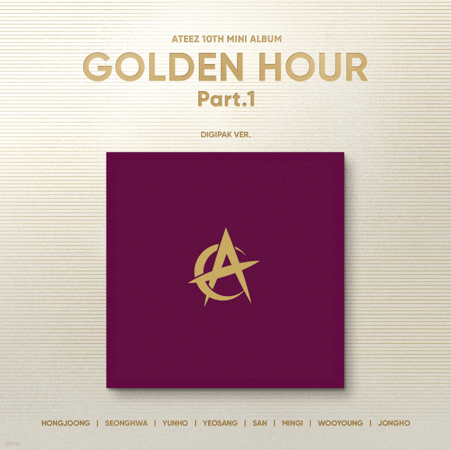 ATEEZ 10th Mini Album GOLDEN HOUR Part.1 DIGIPACK ver.