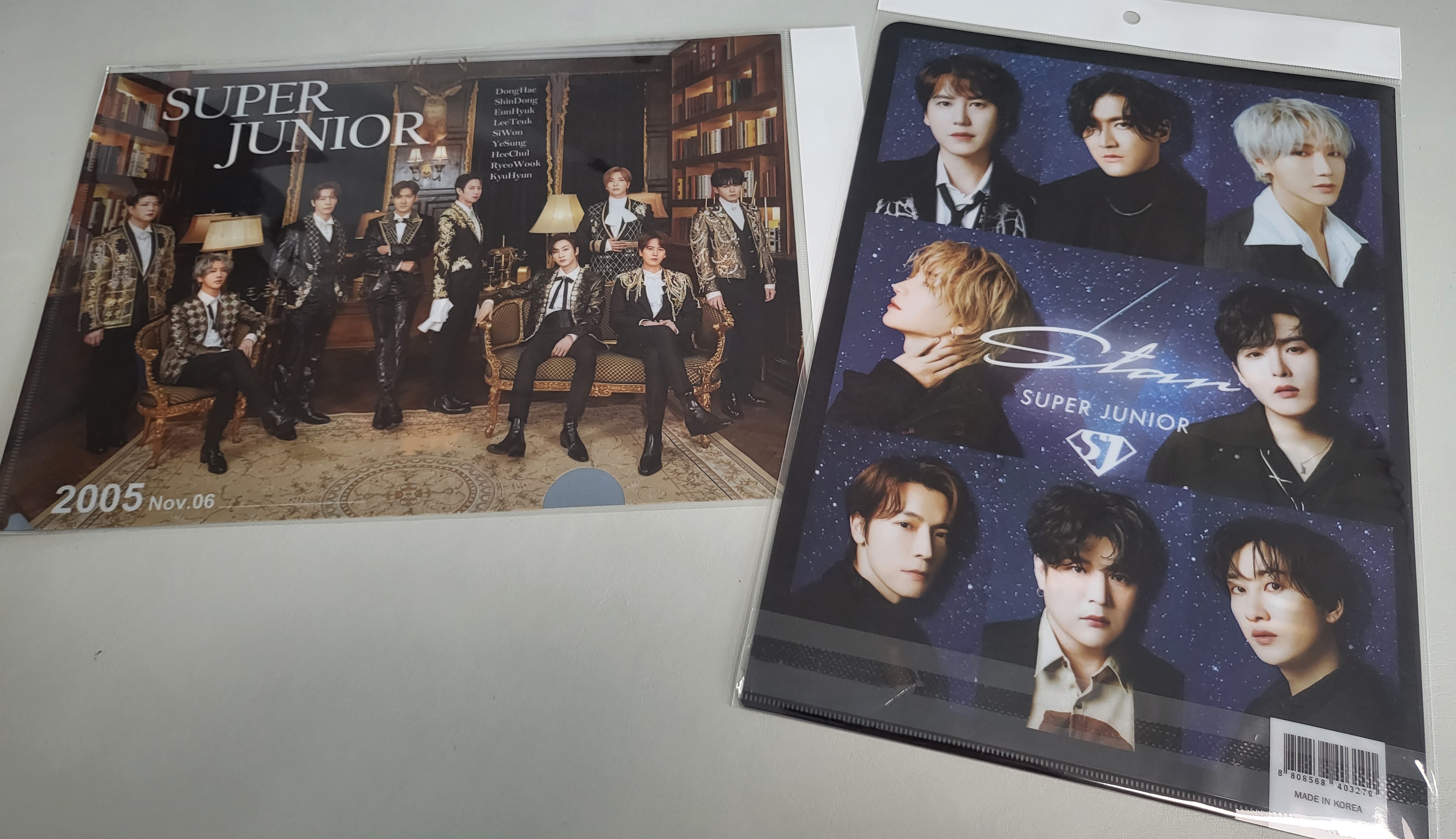 SUPER JUNIOR (SUPER JUNIOR) 応援グッズ ファイルホルダー (A4サイズ) 応援グッズ