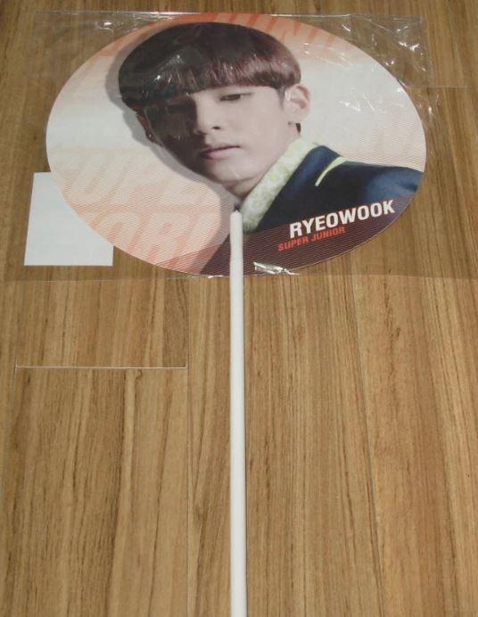 (SUPER JUNIOR 려욱 부채) SUPER JUNIOR SuperJunior SUPER SHOW 4 ENCORE OFFICIAL GOODS RYEOWOOK FAN