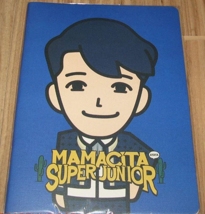 (SUPER JUNIOR 동해 캐릭터 노트) SUPER JUNIOR SJ MAMACITA AYAYA SM LOTTE POP UP GOODS CHARACTER NOTE