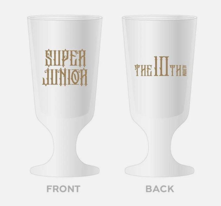 (SUPER JUNIOR 고블렛 글라스) SUPER JUNIOR The Renaissance SMTOWN OFFICIAL MD GOODS GOBLET GLASS