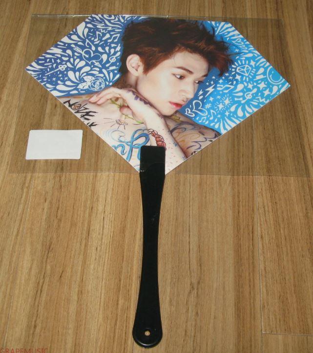 (SUPER JUNIOR 엠 헨리 부채) SUPER JUNIOR M HENRY SM LOTTE POP UP STORE GOODS TRAP FAN