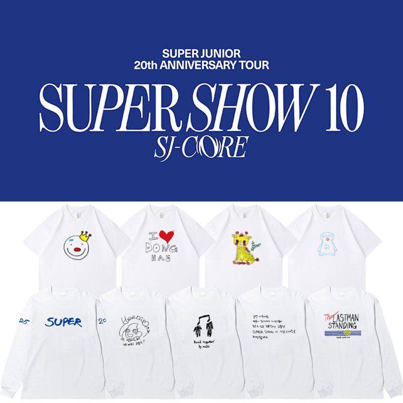 SUPER JUNIOR SuperJunior コンサート ホワイト Tシャツ