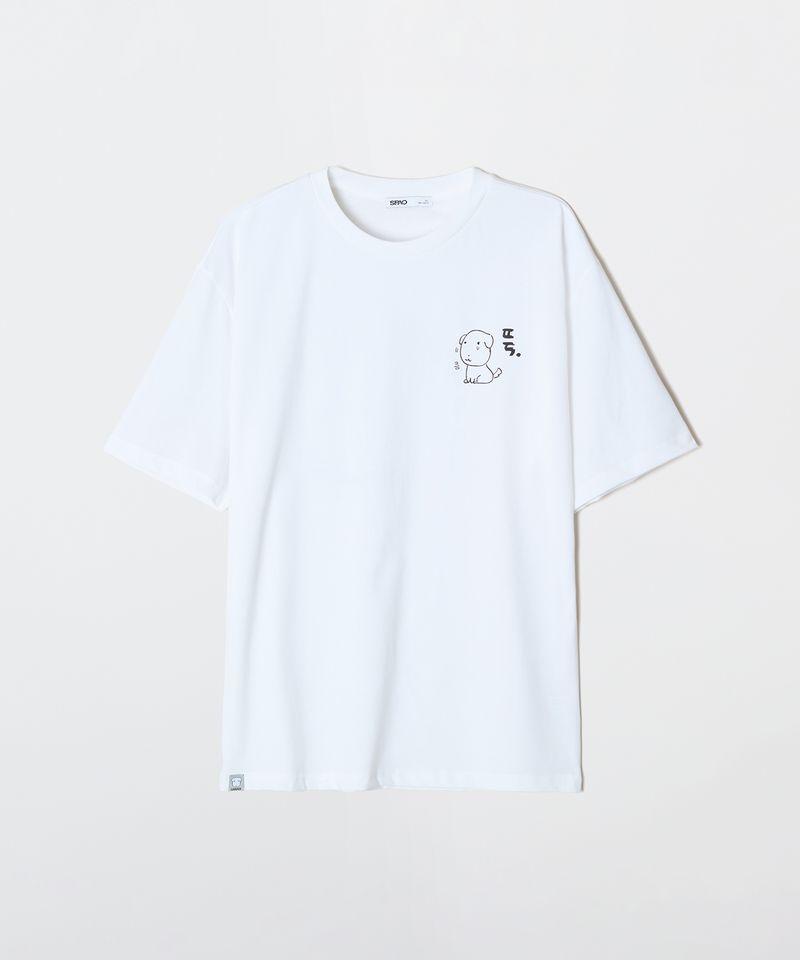 SPAO GANADI Tシャツ GRAPHIC ホワイト SPRLG25U09 [BD]GRAPHIC WHITE XL[105]