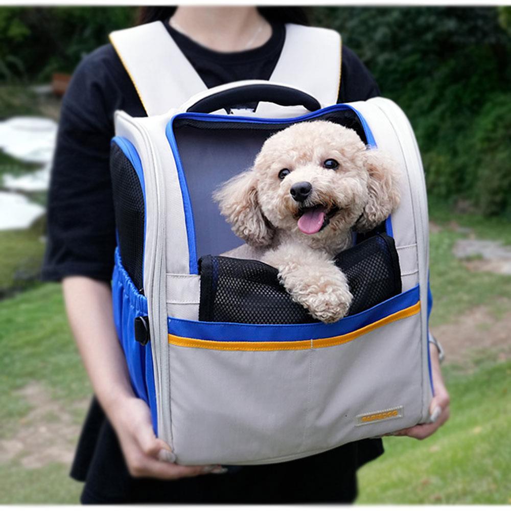 通気性抜群 軽くて丈夫なキャリーバッグ 外出用バッグ 犬用 ペットキャリー キャリー