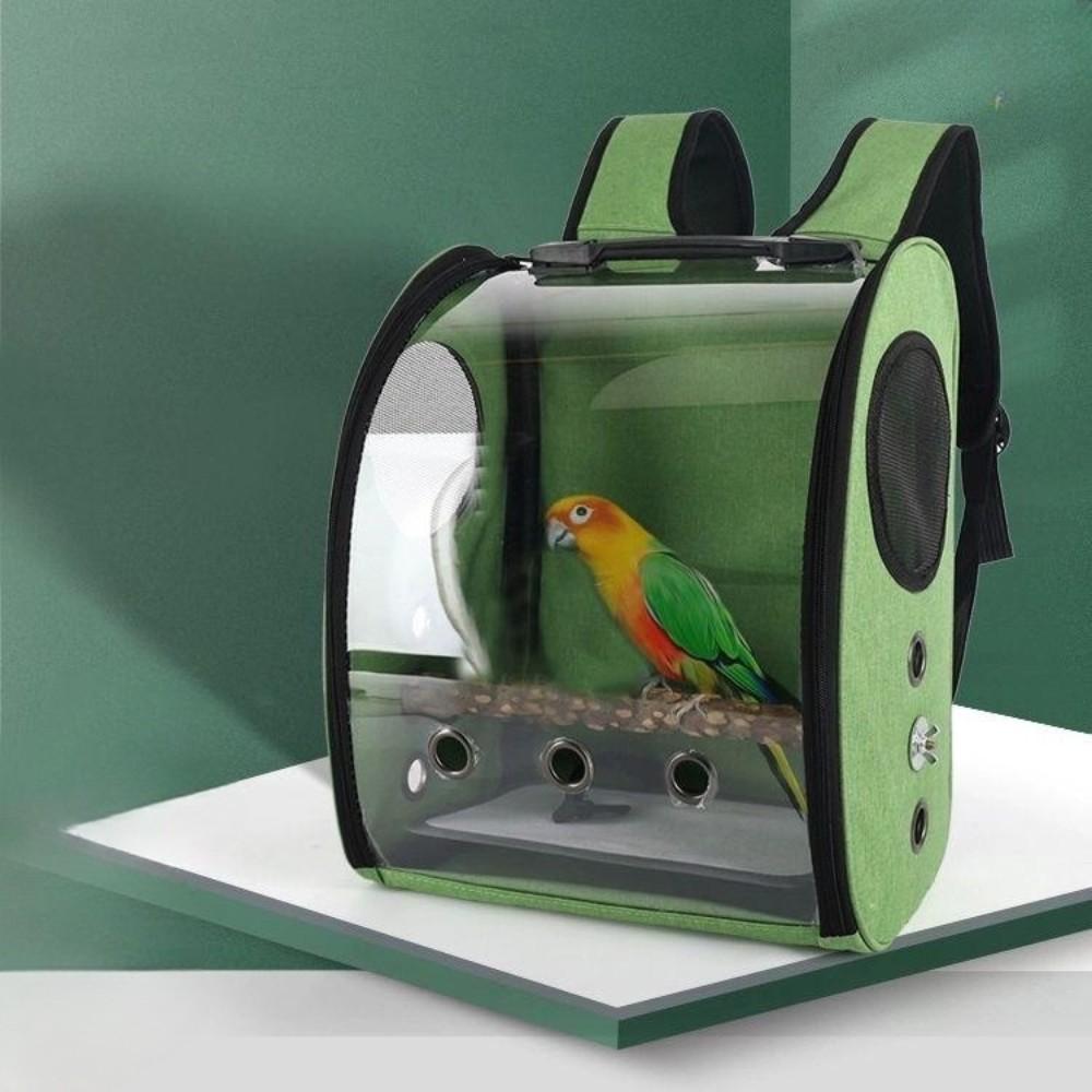 鳥用移動ケージ オウムバッグ 外出用 ペットキャリー リュック ケージ バードキャリー 散歩用