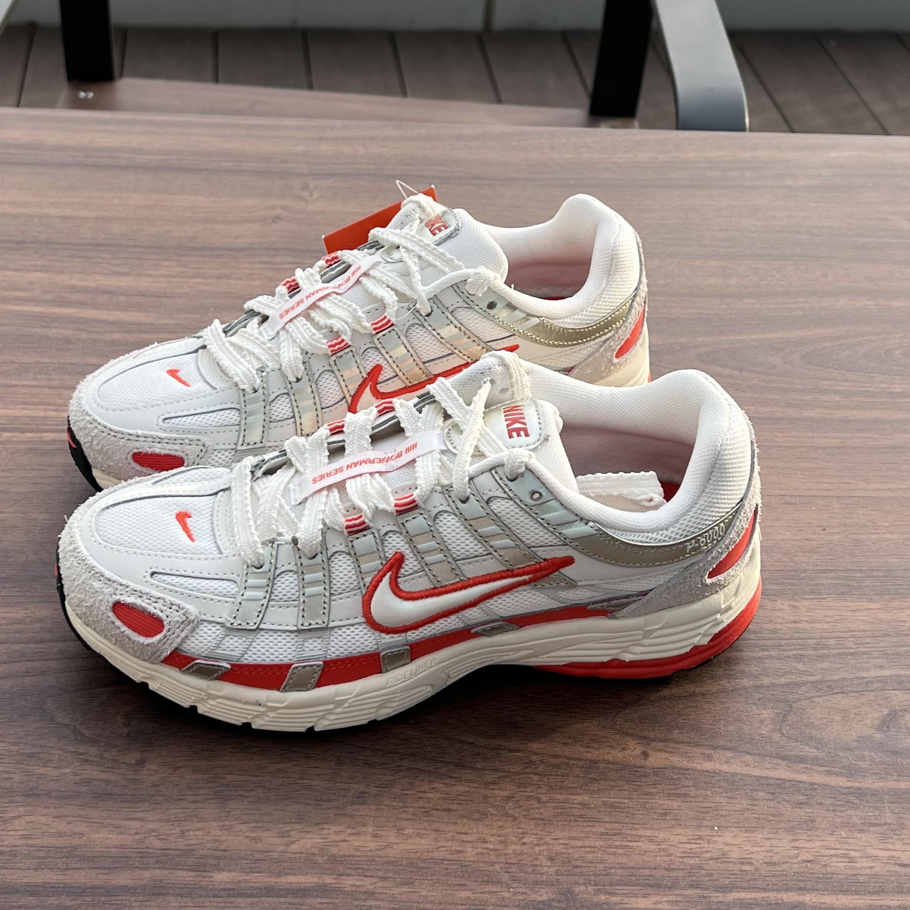 NIKE P6000 快適なスニーカー ランニングシューズ レディース 厚底 P-6000 Pikante Red