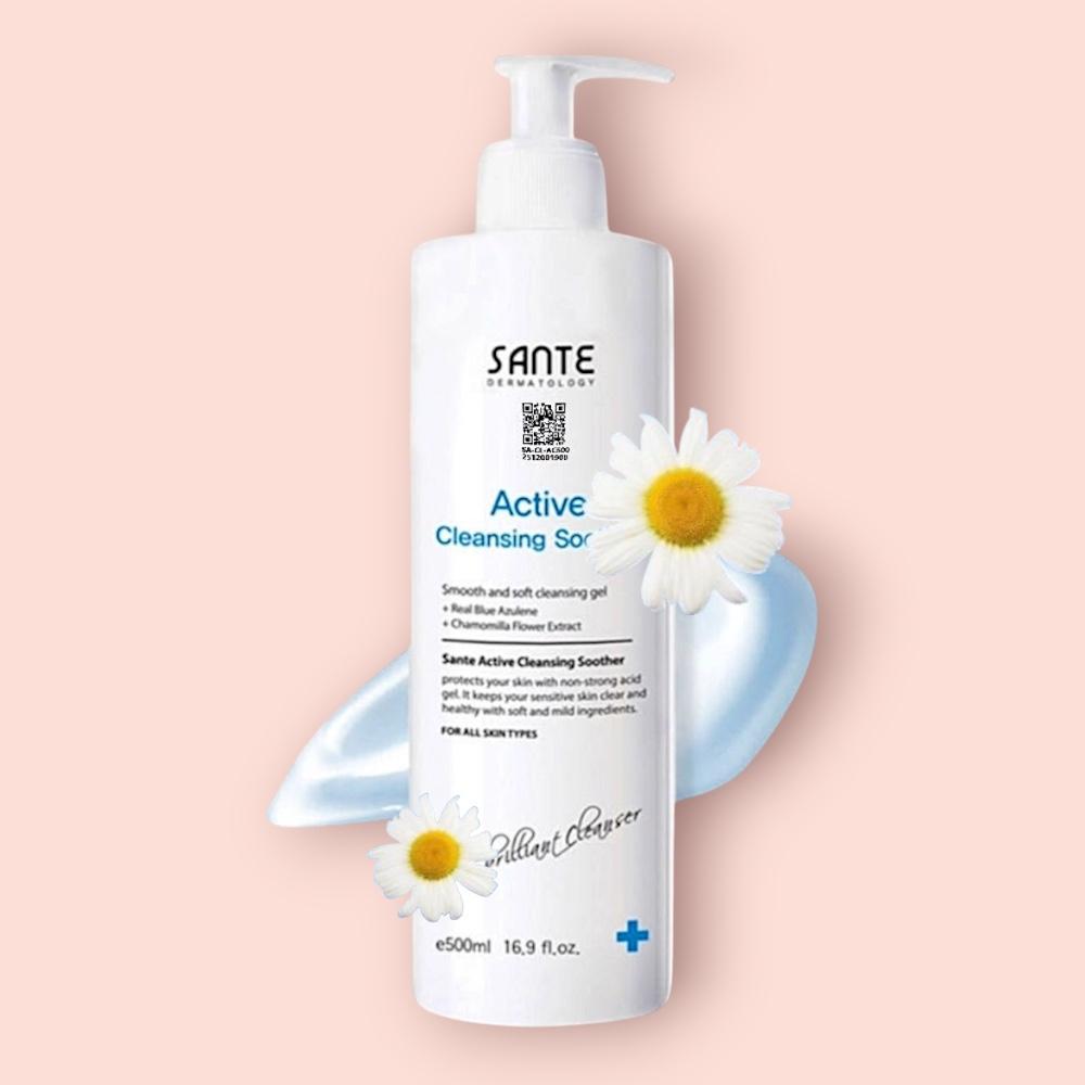 SANTE AZULENE クレンジング スーザー フォームクレンザー 500ml+専用ポンプ 皮膚科クレンジングジェル Dr.SANTE