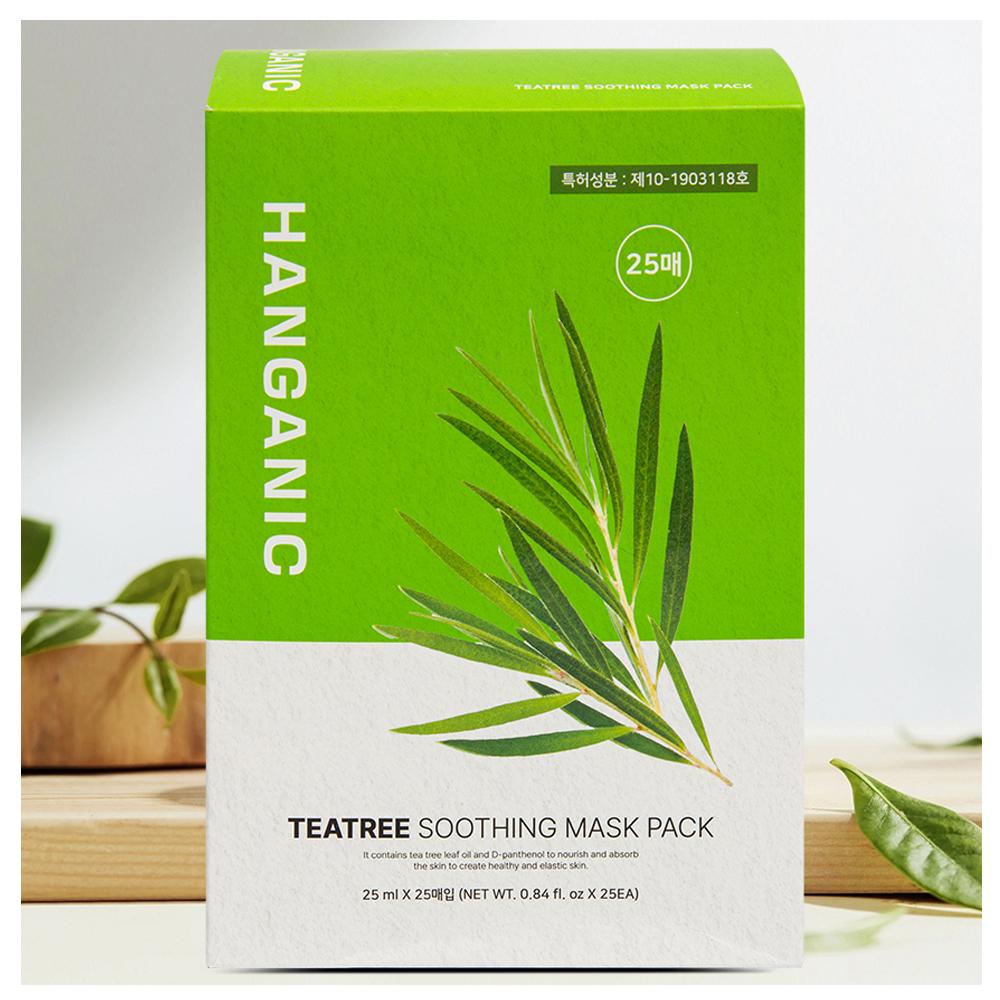 Hanagig Tea Tree Calming Mask Pack 1枚, 1個