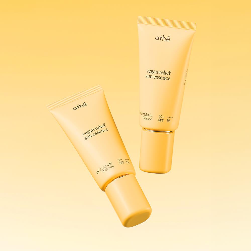 아떼 비건 릴리프 선 에센스 EX 50ml SPF50+PA++++ (단품 / 1+1)