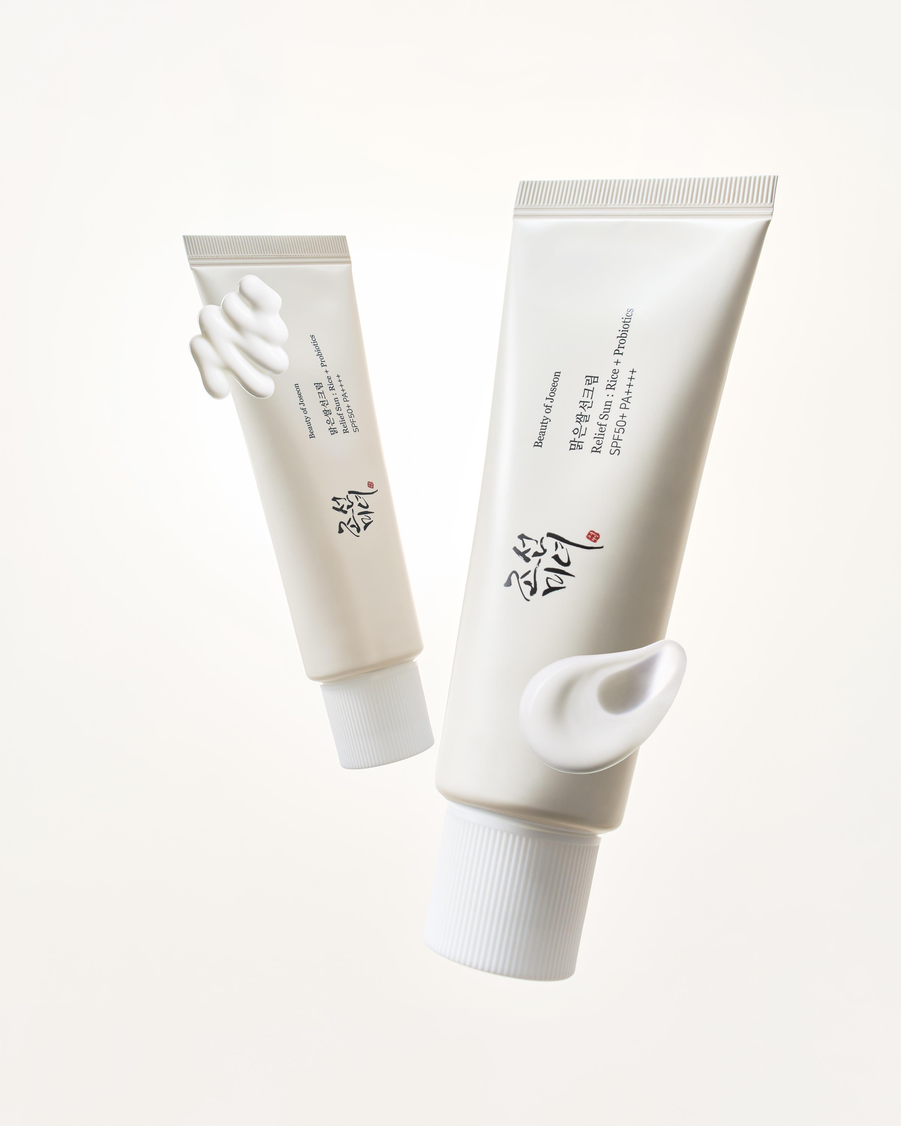 Joseonmiao 晴れやか米 サンクリーム 50ml SPF50+ PA++++ (米抽出物+ナイアシンアミド)