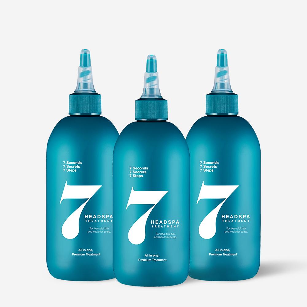 (スーパーポイント) HEADSPA7 大容量 極ダメージ 脱毛緩和 青い目 ヘアトリートメント 300ml x 3個