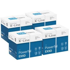 EXO X-LINE A4 コピー用紙(A4用紙) 75g 2500枚 4BOX