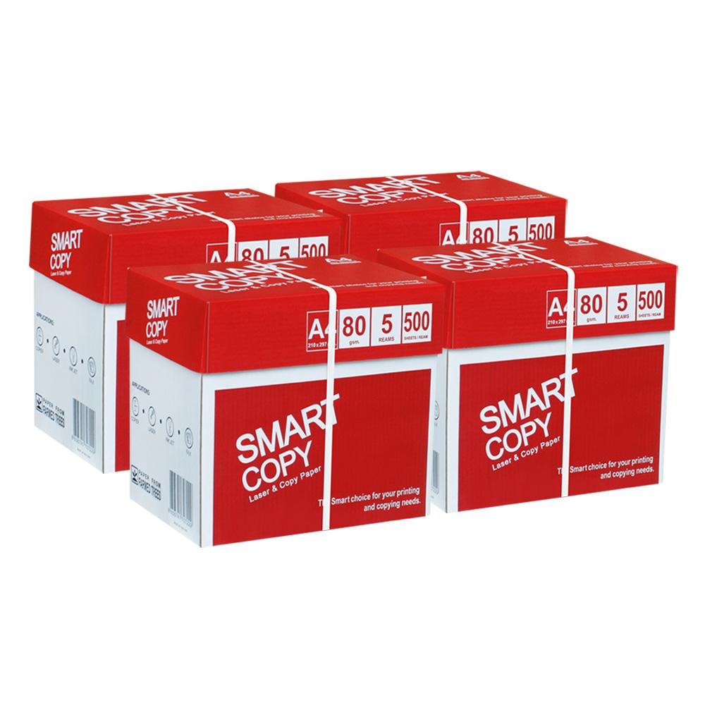 Double A Smart Copy A4コピー用紙 80g 2500枚 4BOX