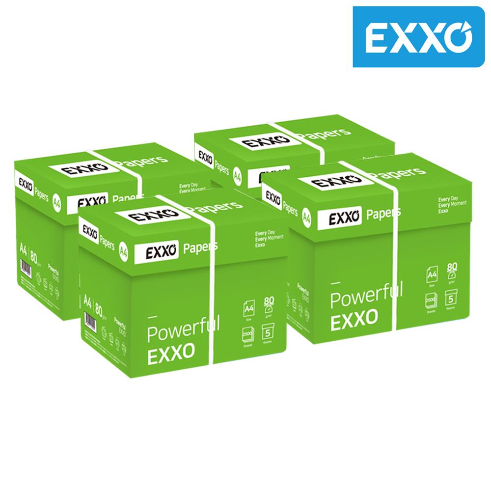 EXO EXXO A4コピー用紙 80g 2500枚 4BOX