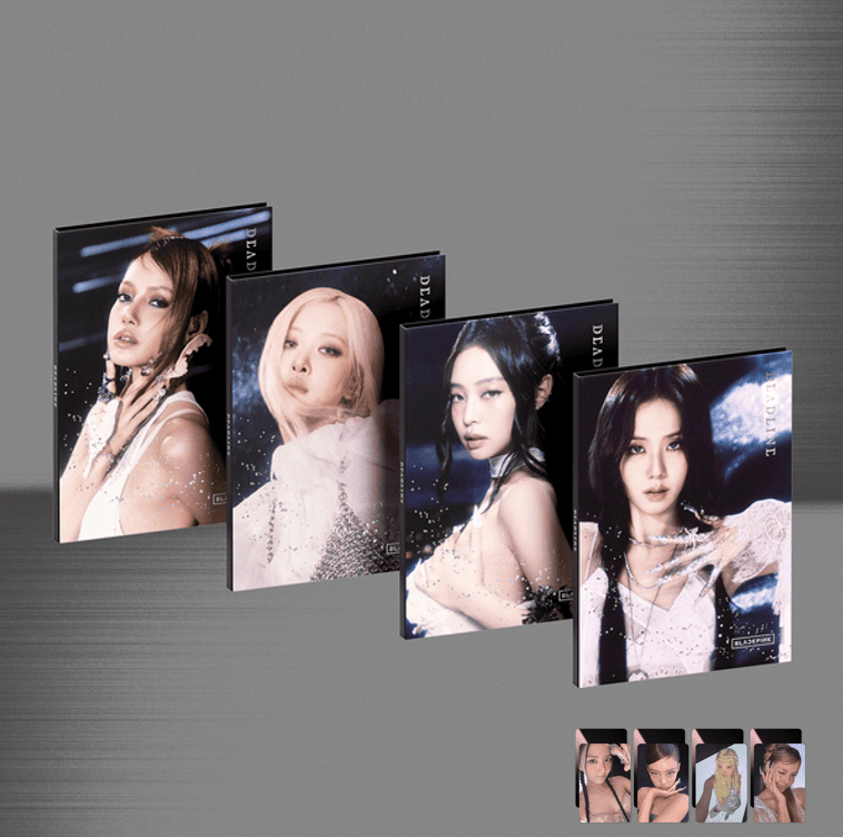 [初回特典含む] BLACKPINK ミニ 3集 アルバム DEADLINE シルバーバージョン 4種セット