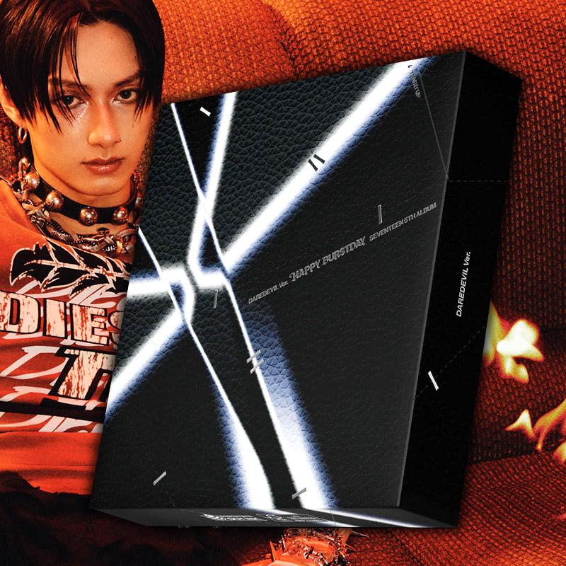 SEVENTEEN アルバム HAPPY BURSTDAY+特典 THUNDER 正規5集 HAPPY BIRTHDAY DAREDEVIL ジュン