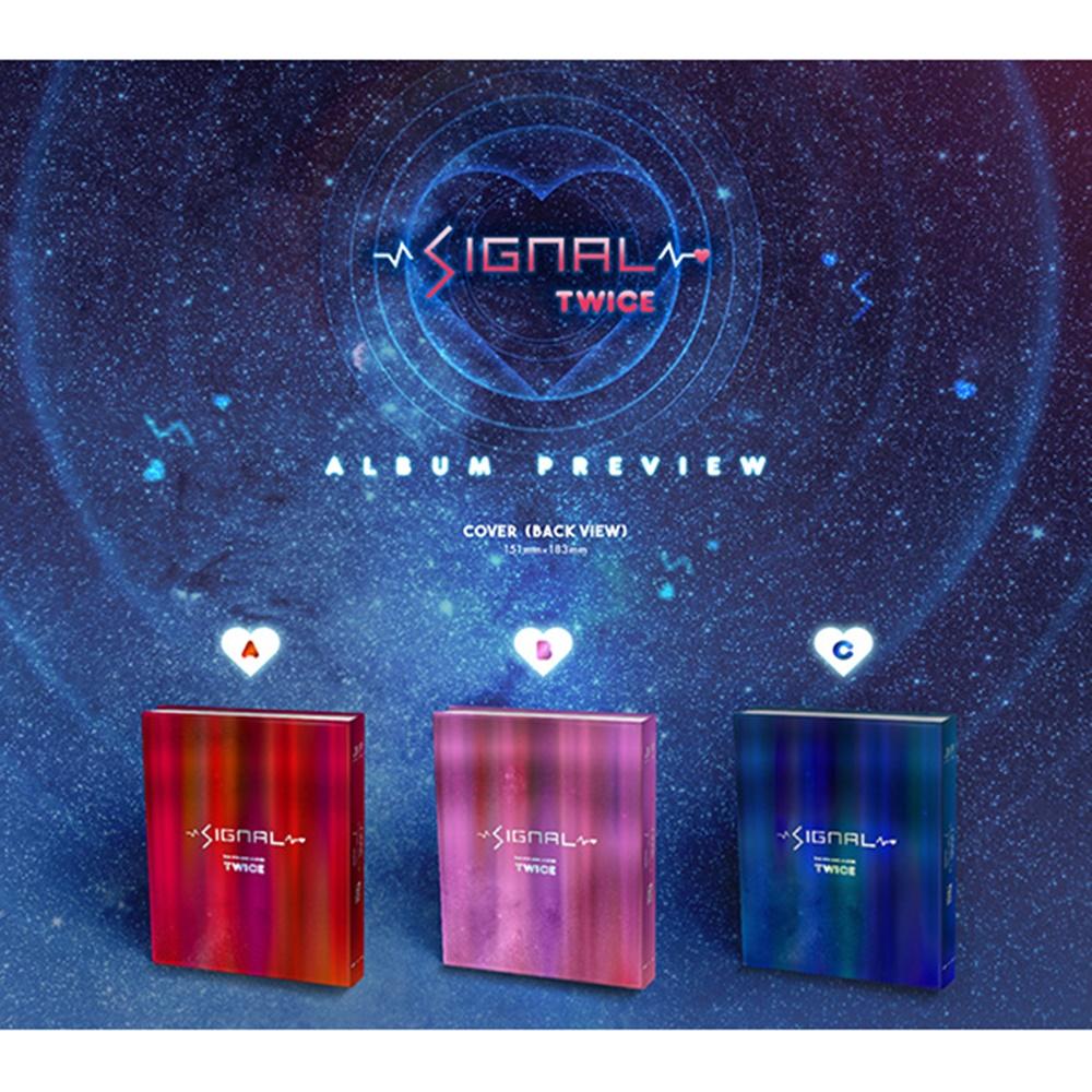 (アルバムランダム1種+予約特典ポカ1セット) TWICE - ミニ 4集 Signal 未開封新品
