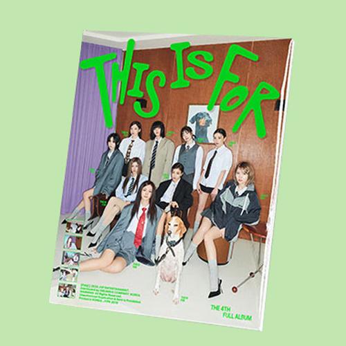 트와이스 앨범 THIS IS FOR 正規 4集 TWICE 通常盤