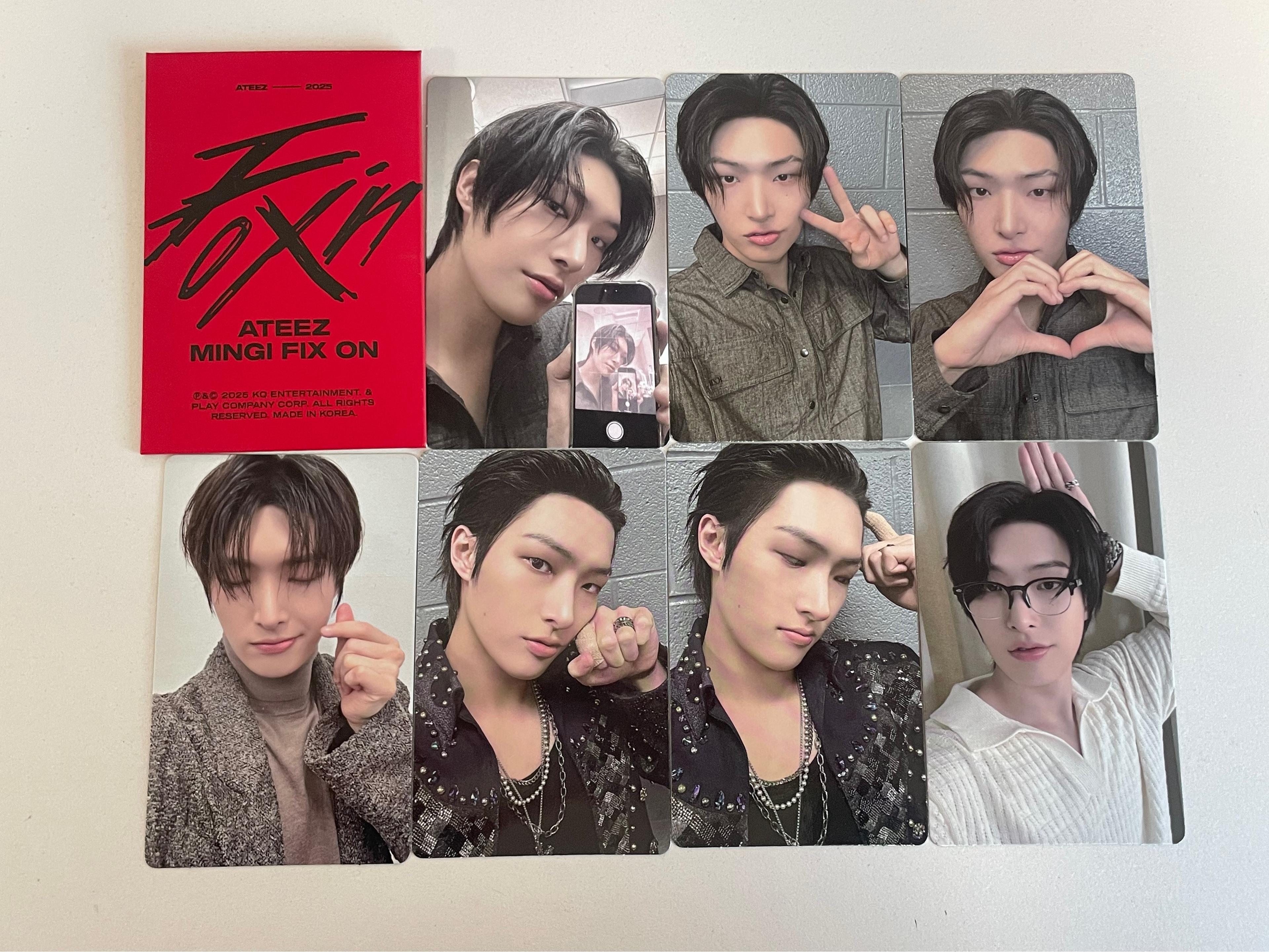 ATEEZ ATEEZ ミンギ Birthday Popup Store [FIX ON] ランダム トレーディングフォトカード