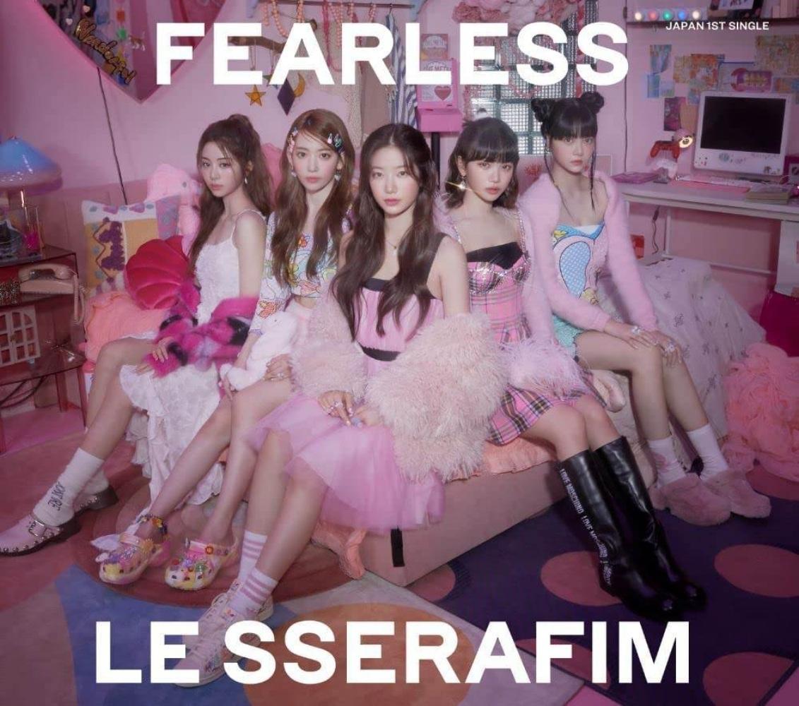 LE SSERAFIM 日本ファーストデビューアルバム CD+DVD+ポカ FEARLESS 日本語バージョン