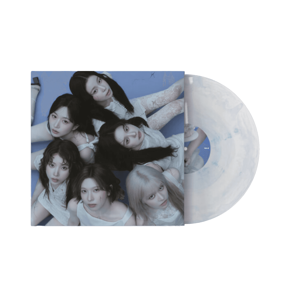 NMIXX 1stフルアルバム Blue Valentine Color LP White (Blue Valentineバージョン)