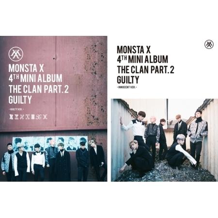 MONSTA X - THE CLAN 2 5 PART 2 GUILTY (4TH ミニ) バージョン選択 未開封