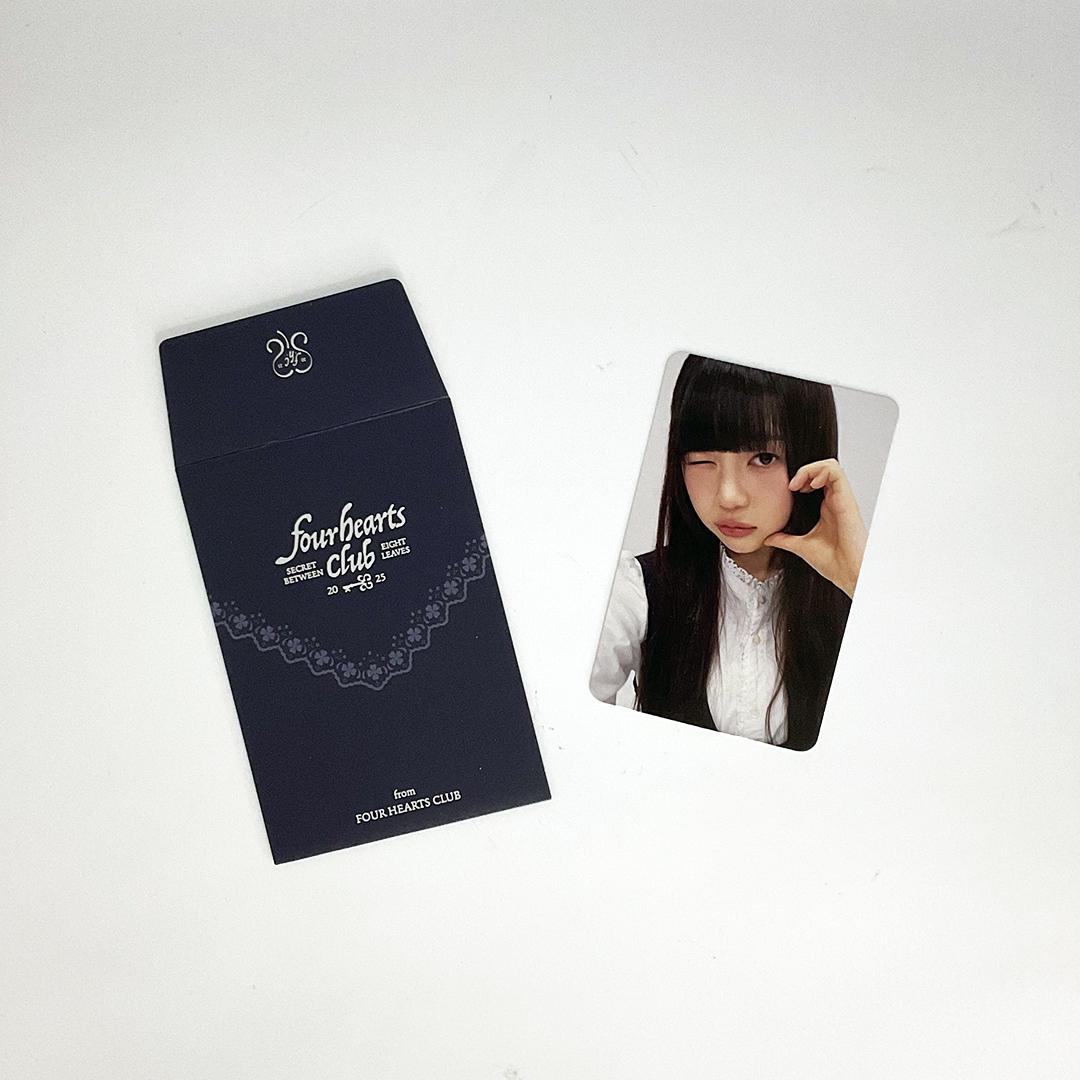 하츠투하츠 예온 포하츠 클럽 포토카드 2 Hearts2Hearts YE-ON Four Hearts Club PHOTOCARD 2