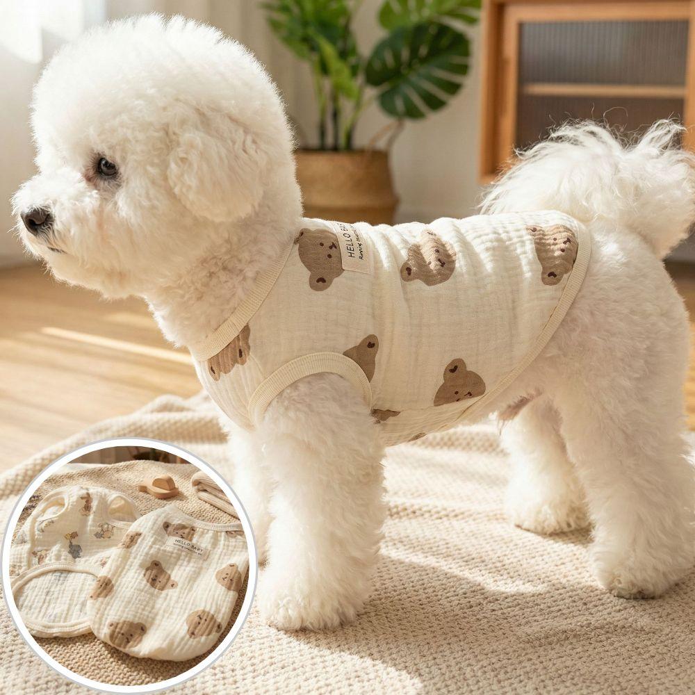 犬 夏用 タンクトップ 涼しい コットン タンクトップ キャミソール 部屋着