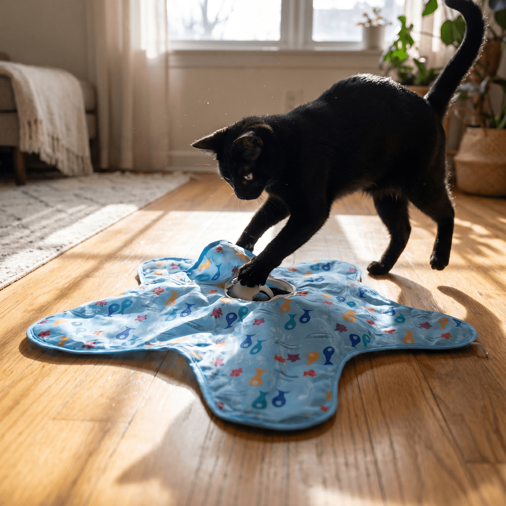 猫 おもちゃ 動く 自動おもちゃ 尻尾キャッチ モーションテール 狩り遊び