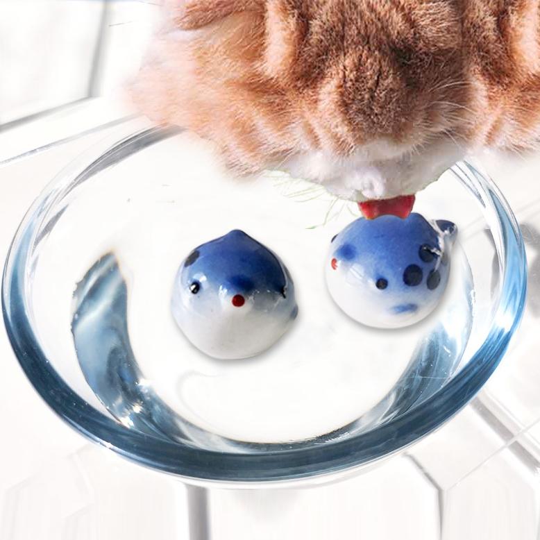 エコペットウィズ 猫 水分補給増加 水に浮く フグ おもちゃ