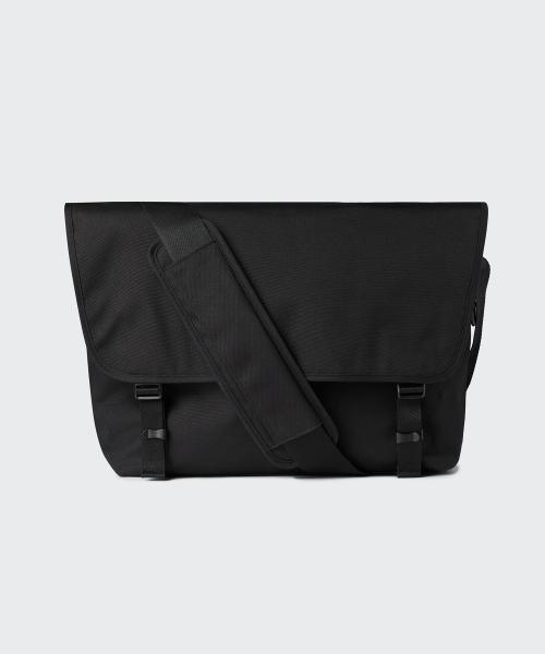 ムシンサ スタンダード musinsastandard ムシンサ コーデュラ メッセンジャーバッグ ラージ ブラック