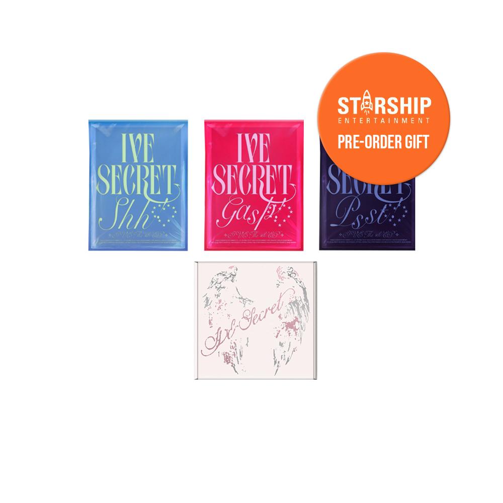 [4種セット+特典3枚] IVE アルバム SECRET 4集 IVE SECRET フォトブック XOXZ リアルポカ