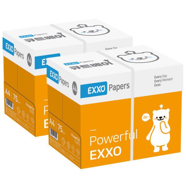 엑소 엑소 큐트베어 A4 복사용지(A4용지) 75g 2BOX(5000매)