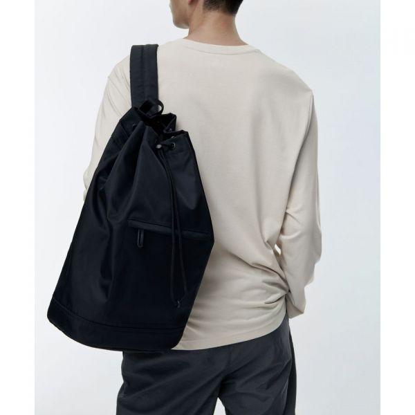 MUSINSA STANDARD ナイロン ダッフル スリングバッグ ブラック