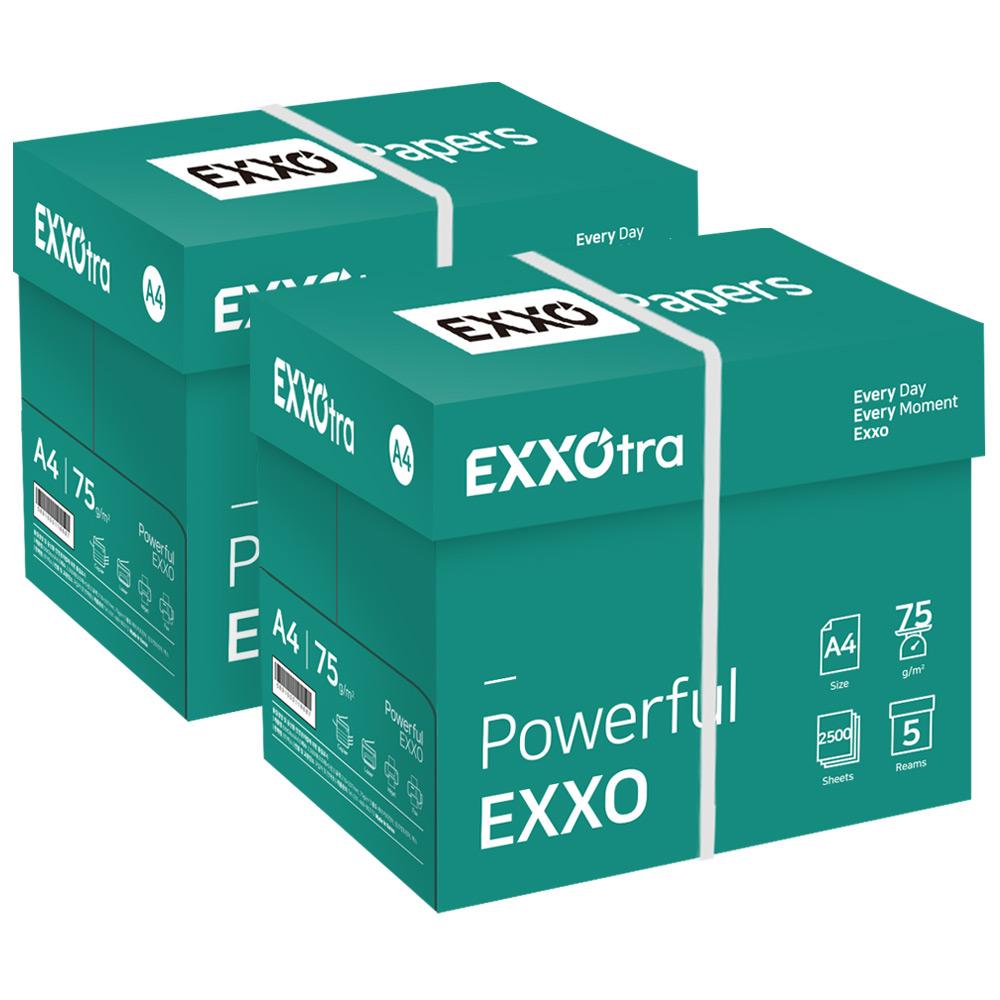 EXXOtra A4用紙 コピー用紙 75g 2BOX(5000枚)