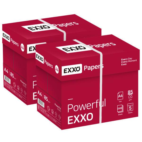 EXXO A4 コピー用紙 (A4用紙) 85g 2500枚 2BOX _スター配送